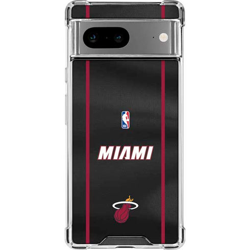 NBA Miami Heat Jersey Google Pixel 8 Clear Case
